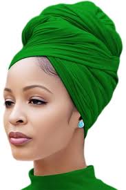 AQOKKA Turbans for Women African Pre-Tied Head Scarf for Women's Hair Wraps  Cover Beanie Cap Cancer Chemo Headwear for Women : Buy Online at Best Price  in KSA