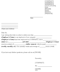 Employment Verification Letter Template Download From Letters And Notices Employment
