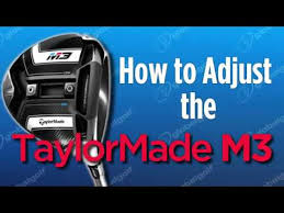 How To Adjust The Taylormade M3