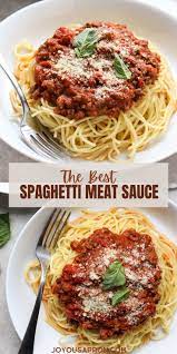 The Best Spaghetti And Meat Sauce Recipe In 2021 Spaghetti Meat Sauce Meat Sauce Recipes Pasta Dishes