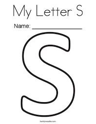 I love to color and make bulletin boards from coloring pages. My Letter S Coloring Page Twisty Noodle