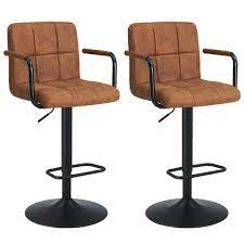 We did not find results for: Duhome Set Of 2 Barstools Contemporary Swivel Bar Stools Square Height Adjustable With Backs And Arms Modern Tech Fabric Brown Walmart Com Walmart Com