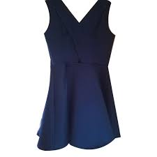 Vêtements à acheter dans le nord (59). Guess Dresses Dresses Polyester Navy Blue Ref 80121 Joli Closet