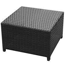 Festnight Jeu De Canape De Jardin 26 Pieces Rotin Synthetique Canape Jardin Boite De Rangement Et Canape Sans Accoudoir