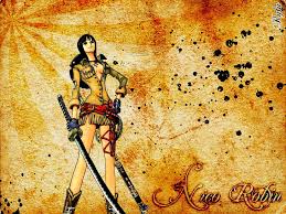 Man near torii gate wallpaper, gray temple wallpaper, landscape. Ù‚Ø·Ø¹Ù‡ Ø®Ù„ÙÙŠØ© Hd