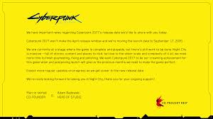 Jan delay was born in hamburg, germany on wednesday, august 25, 1976. Cyberpunk 2077 Delay To September 17 Neogaf