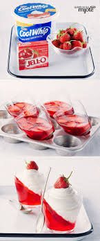 Parfaits Au Jell O A La Fraise Recette Idee Dessert Cuisine Et Boissons Recette Dessert