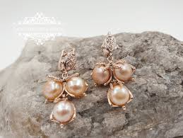 Lowest price in 30 days. Bridal Earrings Blush Pearl Earrings Rose Gold Bridal Wedding Earrings Dangle Earrings Rose Gold Earrings Pearl Drop Earrings Melanie