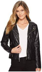 Pin On Black Leather Jacket Girls