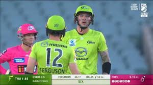 The match starts at 08:10 am gmt/ 06:10 pm local. Big Bash 2021 Thunder Thrash Sixers Alex Hales Century Highest Bbl Total Reaction Brendan Julian Commentary