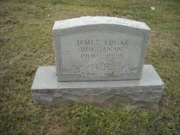 James Edgar Buchanan 1901 1929 Grave Marker Edgar Buchanan