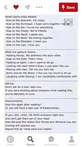 What Each Kiss Means Sorry I Had To Repost Cuz I Will Do Anything For The Guy Who Has My Heart Kiss Meaning Quotes Funny Texts