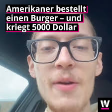 Dieser Amerikaner bestellt bei McDonalds einen Burger