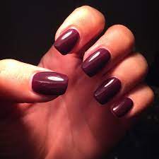 Plum Acrylic Nails By Me Nails Acrylic Nails Hair And Nails