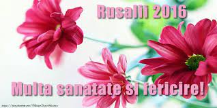 Multe dintre acestea au legătură cu teama de spiritele. Felicitari De Rusalii