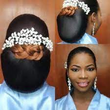35 Stunning Hairstyles For Nigeria Brides Beautiful Bridal Hair Bridal Hair Inspiration Hair Styles