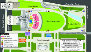 map of millennium park plan your experience the grant