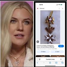 I wonder if Erika Kirk got this as a gift or perhaps she is a Lady or Dame  of the Knights of Malta? Anyone know?
