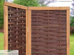 Paravent Weide Elegant 3 Teilig Rahmen 6 X 3 180 X 180