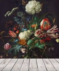 De Heem Behang Bloemen Tapetshow Homedeco Nl Behang Bloemen Behang Vintage Bloem Behang