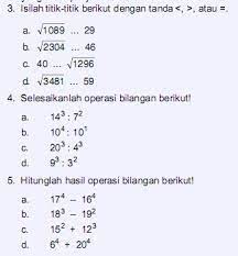 Dalam sebuah kotak terdapat 5 bola kuning, 6 bola putih dan 4 bola pink. Contoh Soal Akar Pangkat 3 Kelas 5 Terbaru 2019