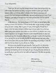 One birth mother was thrilled to be found. Birthmother Letter 1 Covenant Care Adoptions