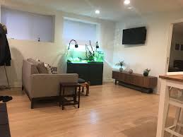 Inside the interactive virtual aquarium fish, water and other genuine sea creatures react to any of movements of a person. My Small Living Room And Large Aquarium Malelivingspace