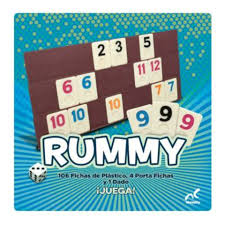 Puedes reorganizar las fichas que estén sobre la mesa; Rummy Novelty Jumbo Walmart