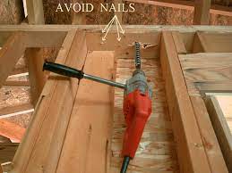 If you're drilling into a wall with wood paneling, opt for a spur point bit. Drilling Walls For Electrical Wiring Electrician 101