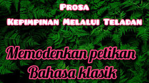 Lain kasus, mereka sebetulnya ingin mengajukan komplain, tetapi tidak punya. Bm Klasik Bm Standard Kepimpinan Melalui Teladan Youtube