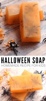 How to make homemade soap bars for beginners without lye. Halloween Soap Recipe Little Bins For Little Hands