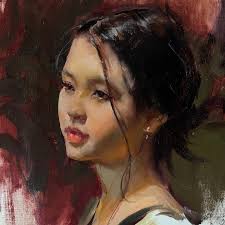 So many decisions are critical at the beginning stages of a painting. A  concerted effort to get the accurate values, drawing, and initial edge work  established as early in the game as