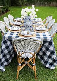 Summer Nights House Of Harper French Bistro Chairs Outdoor Table Settings White Outdoor Table