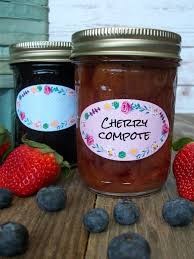 Flower Oval Canning Labels Canning Jar Labels Canning Labels Mason Jars Labels