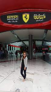 It stops nearby at 3:44 am. Kristel Travels Ferrari World Abu Dhabi