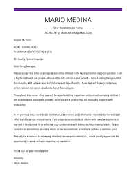 Quality Manager Cover Letter Jobhero