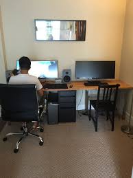 More Ideas Below Diy Two Person Office Desk Storage Plans L Shape Two Person Desk Furniture Ideas Rustic Two P Desk For Two Home Office Design Two Person Desk