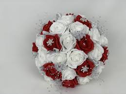You'll find it in all solid colors and also in sheer fabrics. Artificial Wedding Flower Bridal Round Posy Bouquet Snowflakes