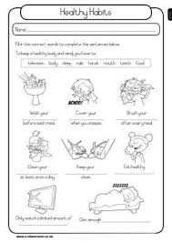 Healthy Habits Grade 1 Worksheet Lecciones De Higiene Hojas De Calculo Hojas De Trabajo Para Primer Grado
