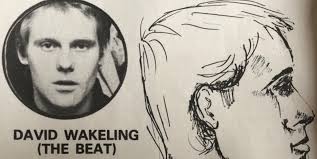 Dave Wakeling of The Beat draws himself