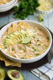 Serve topped with cilantro and cheese. White Chicken Chili Best Ever Cooking Classy