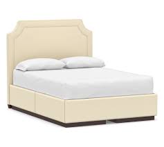Shop for upholstered platform bed king online at target. Ardley Upholstered Headboard And Side Storage Platform Bed King Performance Twill Cream Bed Storage Upholstered Storage Headboard Storage