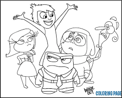 Inside Out Movie Coloring Page Inside Out Coloring Pages Disney Coloring Pages Coloring Pages
