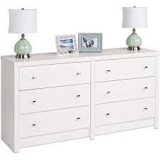 Prepac Calla 6 Drawer Dresser Walmart Com Dresser Drawers White Dresser Prepac Furniture