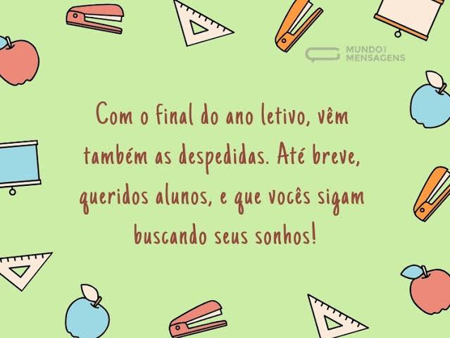 Resultado de imagem para texto sobre despedida da escola"