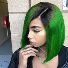 Black And Green Bob Wig Shop Mayvenn Edgy Hair Green Hair Sew In Bob Hairstyles