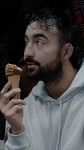 Brad Marchand was downing a Cookie Dough DQ Blizzard during intermission. :  r/hockey