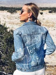 Pin By B Creative By Brenna On Painted Jackets Vintage Denim Jacket Custom Jean Jacket Vintage Denim