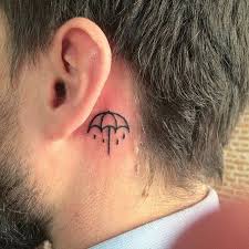 Bring Me The Horizon Tattoo By Alexmelrose Bringmethehorizon Behindtheear Tattoo Alexmelrose Goruntuler Ile Dovme