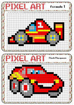 Pixel art livre de coloriage numerote 31 idees et designs pour vous inspirer en images voir plus d'idées sur le thème quadrillage, dessin pixel, point de croix. Atelier Libre Pixel Art Fiches De Preparations Cycle1 Cycle 2 Ulis